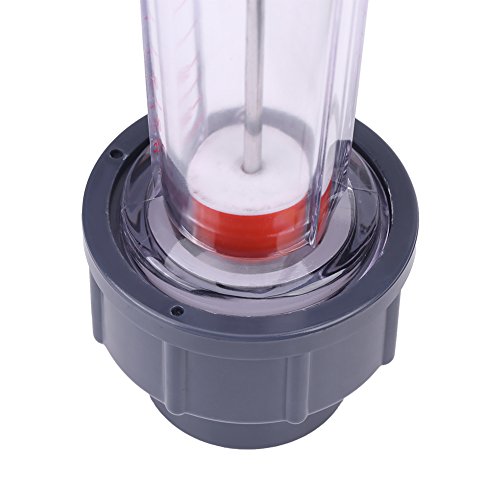 LZS-25 Medidor de flujo Tipo de tubo de plástico 300-3000L / H Rotómetro de agua Medidor de flujo de líquido Herramientas de medición de luz química