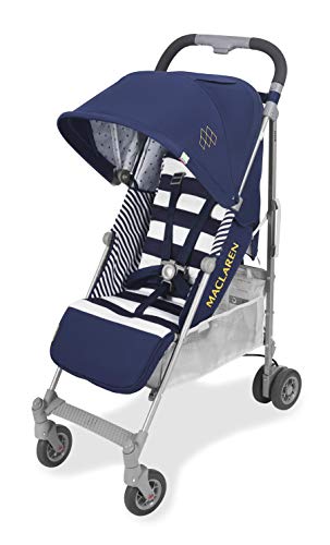 Maclaren Quest Arc silla de paseo tipo paraguas compacto y ligero, Para niños de recién nacidos hasta 25 kg, capota extensible con factor UPF 50+, asiento reclinable, Incluye protector para la lluvia