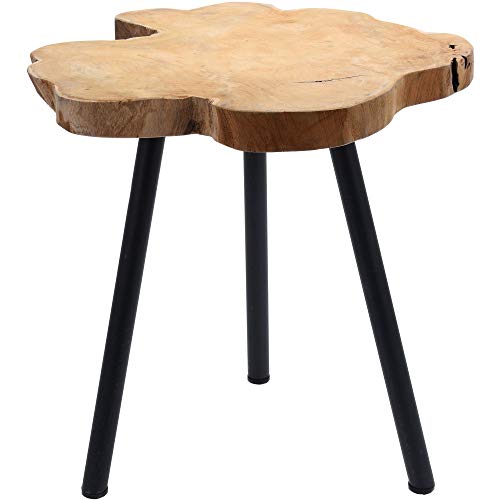 madera de teca Mesa Auxiliar J010 MESA de madera madera de raiz dreibeintisch de madera maciza