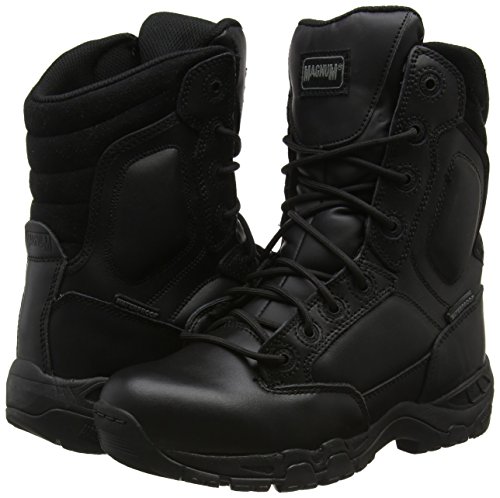 Magnum Viper Pro 8.0 Leather Waterproof, Botas De Trabajo Unisex Adulto, color negro (black 021), talla 42 EU (8 UK)