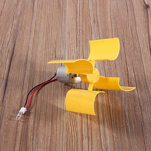 MAGT Generador De Electricidad Eólico, Aerogenerador Vertical, Mini Generador Electrico, Generador De Viento Generador De Viento Completo, Vertical Modelo de enseñanza de Bricolaje