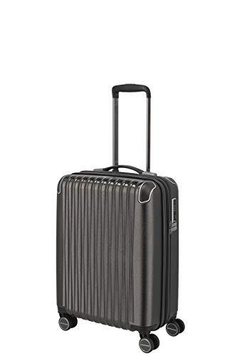 Maleta equipaje de mano TITAN de 4 ruedas con candado TSA + pliegue de expansión, serie de maletas BARBARA GLINT: maleta de ruedas de cubierta dura exclusiva de diseño moderno, 55 cm, 39 litros (ext.)