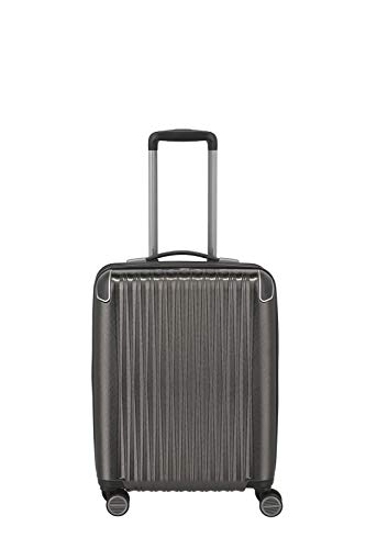 Maleta equipaje de mano TITAN de 4 ruedas con candado TSA + pliegue de expansión, serie de maletas BARBARA GLINT: maleta de ruedas de cubierta dura exclusiva de diseño moderno, 55 cm, 39 litros (ext.)