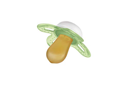 MAM Chupete Start S150 - Chupete extra pequeño para Recién Nacidos, Tetina de Látex, para Bebés de 0 a 2 meses, Neutro, Con caja Auto Esterilizable, Versión Española, 2 unidades