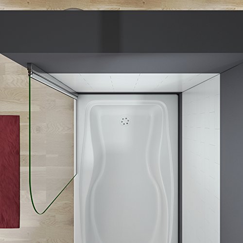 Mampara Bañera Abatible 1 Hoja Pivotante Cristal 5mm 80x140cm