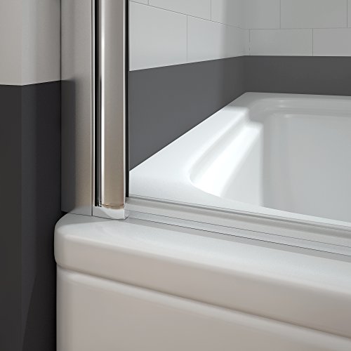 Mampara Bañera Abatible 1 Hoja Pivotante Cristal 5mm 80x140cm