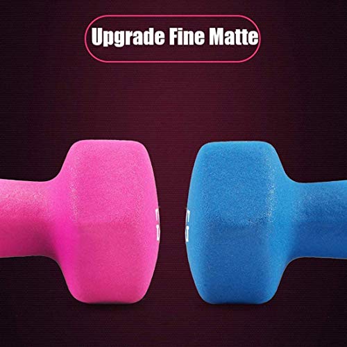 Mancuernas Antideslizante de Neopreno Hexagonal con Mancuernas Set Peso 05 Kg 1 Kg 3 Kg (Par) para el Gimnasio en Casa Aptitud Del Ejercicio,Camel 1Kg * 2