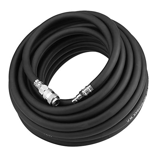 Manguera de aire de 15 m, manguera de goma flexible con 5 accesorios para compresor