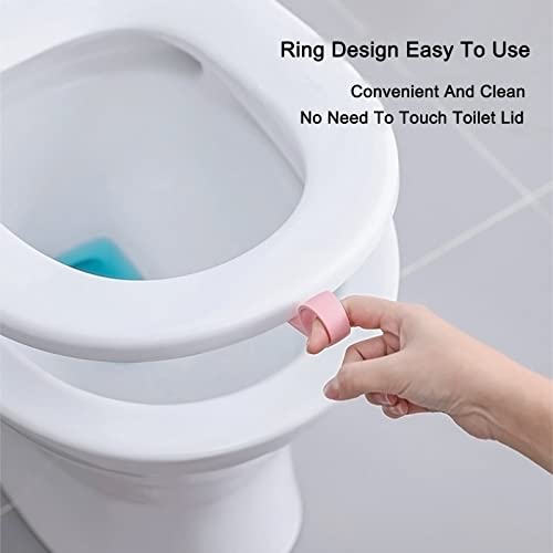 Manija Del Levantador De La Tapa Del Inodoro Levantador De La Funda Del Asiento Manija De Asa Que Evita Tocar La Taza Del Inodoro Al Elevarse, Agarrador Universal Adecuado Para Viajes A Casa 4 Piezas