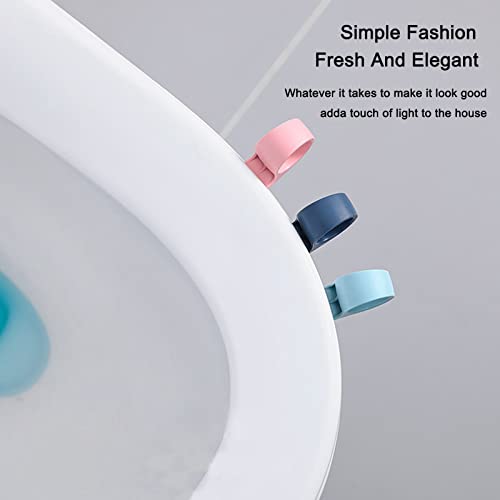Manija Del Levantador De La Tapa Del Inodoro Levantador De La Funda Del Asiento Manija De Asa Que Evita Tocar La Taza Del Inodoro Al Elevarse, Agarrador Universal Adecuado Para Viajes A Casa 4 Piezas