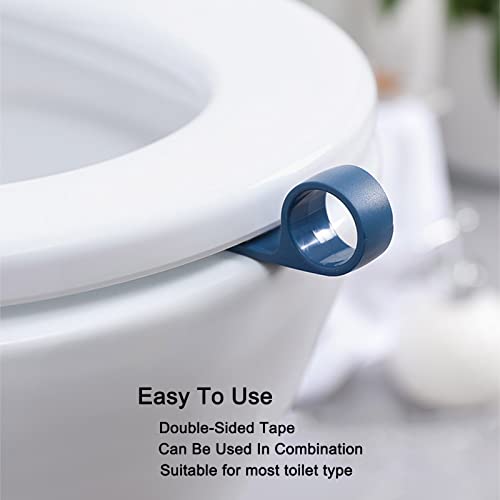 Manija Del Levantador De La Tapa Del Inodoro Levantador De La Funda Del Asiento Manija De Asa Que Evita Tocar La Taza Del Inodoro Al Elevarse, Agarrador Universal Adecuado Para Viajes A Casa 4 Piezas
