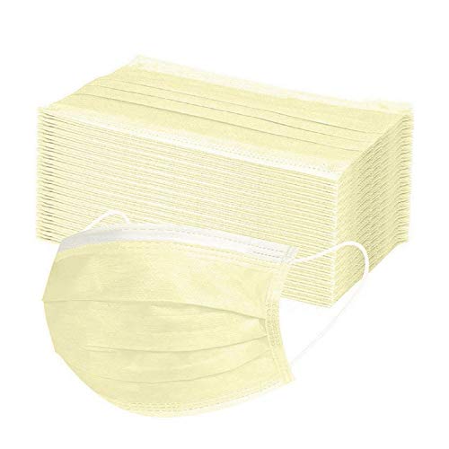 MaNMaNing Protección 50 unidades con Elástico para Los Oídos 2020072-MANING-AR50 Amarillo