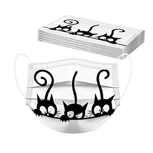 MaNMaNing Protección con Elástico para Los Oídos Pack 20 Unidades Adulto 20201110-MANING-SEN0 (Gato MIX 20B)