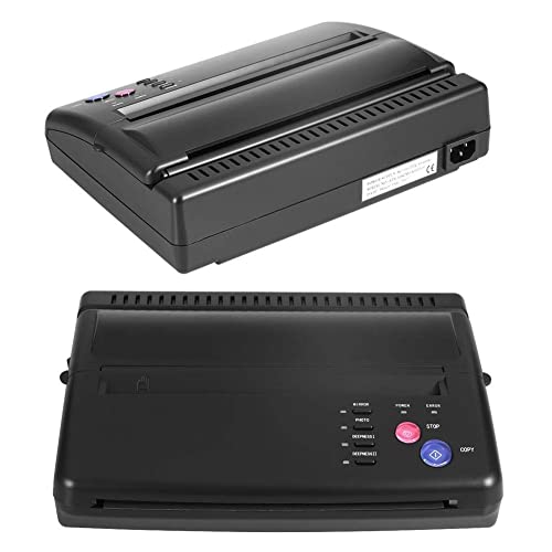 Máquina de transferencia de tatuajes Suministros de Tatuaje Impresora de Tatuajes, 2 Tipo Profesional A5 A4 Transferencia de Tatuajes Copiadora Plantilla Térmica Impresora de Papel Máquina(UE)