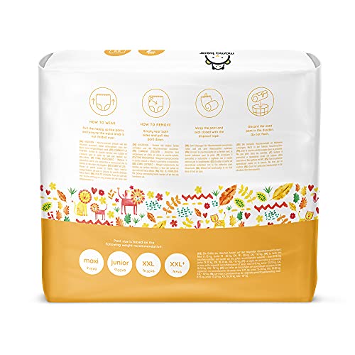 Marca Amazon- Mama Bear Pañal de aprendizaje XXL+ - Talla 7 (16kg+), 64 pañales (2x32)