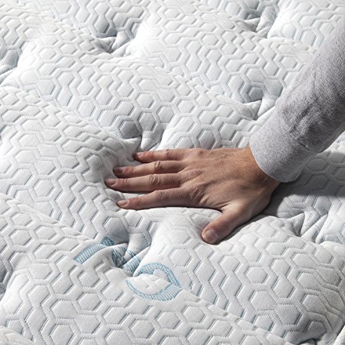 marckonfort Colchón Visco-Gel Feran Ice 150x190 cm, 22 cm Altura con 1 cm de Visco-Gel de 65 kg/m3 + Independencia de lechos + Firmeza: Media + Extremadamente Durable