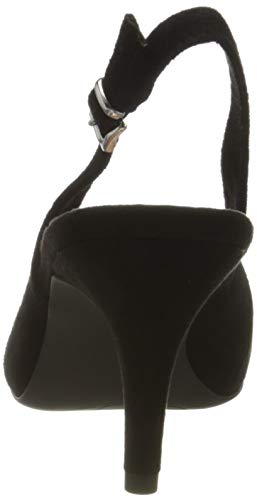 MARCO TOZZI 2-2-29606-24, Sandalias con Correa de Tobillo Mujer, Negro Black 001, 38 EU