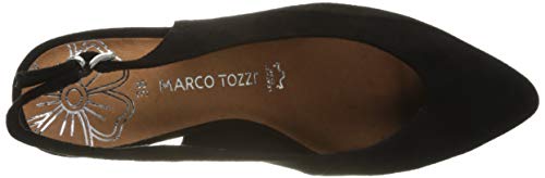 MARCO TOZZI 2-2-29606-24, Sandalias con Correa de Tobillo Mujer, Negro Black 001, 38 EU