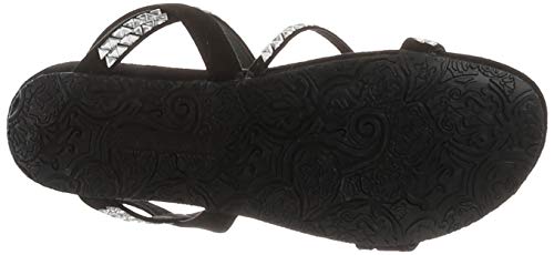 Mariamare 67778 Sandalias con Punta Abierta, Mujer, Negro (Afelpado Negro C3931), 36 EU (3 UK)
