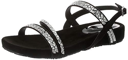 Mariamare 67778 Sandalias con Punta Abierta, Mujer, Negro (Afelpado Negro C3931), 36 EU (3 UK)