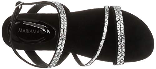 Mariamare 67778 Sandalias con Punta Abierta, Mujer, Negro (Afelpado Negro C3931), 36 EU (3 UK)