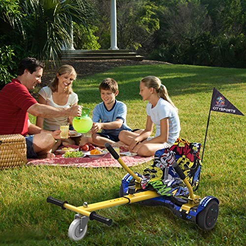 MARKBOARD Asiento Kart, Hoverkart para Patinete Eléctrico, Compatible con Hoverboard de 6.5, 8.5 y 10 Pulgadas (Hip)