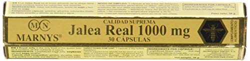 MARNYS Jalea Real Pura 1000mg con Lecitina de Soja Energía Natural 30 Cápsulas