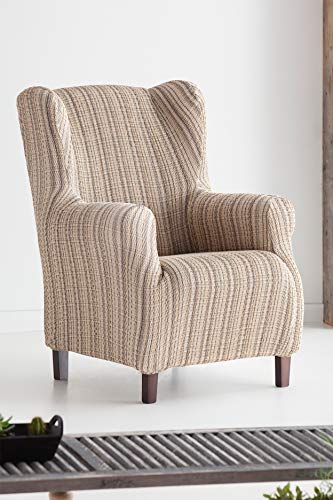 Martina Home Mejico - Funda elástica de Sillón Orejero, Beige, 33x42x8 cm