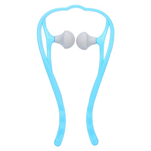 Masaje Manual Con Rodillo Para El Cuello, Cómodo Y Multifuncional Diseño Ergonómico Herramienta De Masaje Para El Cuello Operación Simple Para El Cuello Para El Hombro Para La Mano(azul)