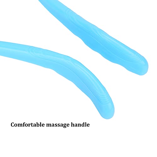 Masaje Manual Con Rodillo Para El Cuello, Cómodo Y Multifuncional Diseño Ergonómico Herramienta De Masaje Para El Cuello Operación Simple Para El Cuello Para El Hombro Para La Mano(azul)
