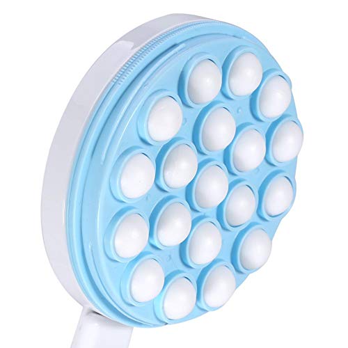 Masajeador de baño corporal, loción de mango largo, aplicador de crema de aceite, cepillo de baño para piernas, masajeador, herramienta de masaje