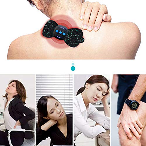 Masajeador Inalámbrico Mini Unidad Electrónica Tens Almohadillas Estimuladoras Musculares para Dolor De Espalda Ciática Artritis Alivio del Dolor Fisioterapia De Pulso Corporal
