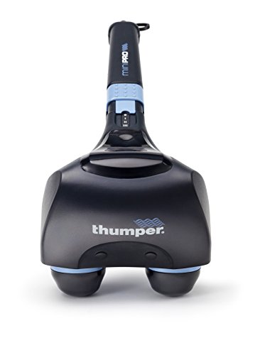 Masajeador Muscular para Masaje de Percusión Thumper Mini Pro – Masaje de Tejido Profundo Músculos, Espalda, Hombros, Piernas, Brazos. Pistola de Masaje Muscular Eléctrica Mango Largo y 3 Velocidades