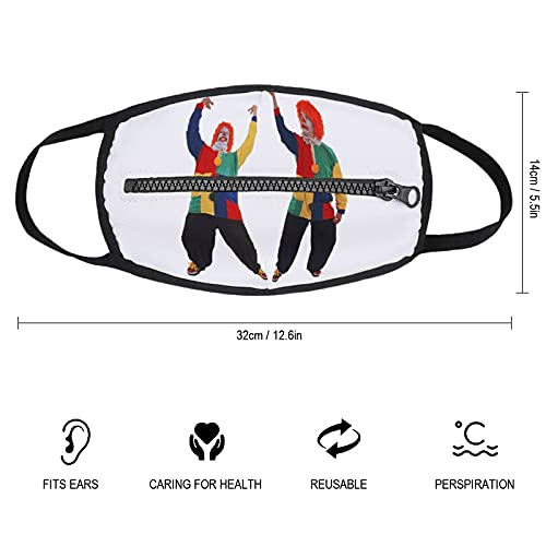 Máscara con cremallera Artes Decorativas Impresión Rojo Peluca Divertida Gente Mostrar Emoticones Polvo Cubiertas Boca Salud Paja Escudos Cierre de cremallera