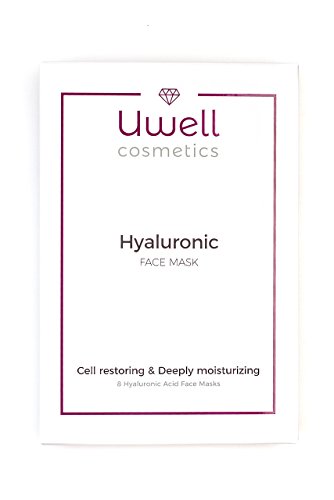 Mascarilla 2 piezas Hyaluron | Máscara hyaluronic | Mascarilla de hidrogel | Máscara de vellón de ácido hialurónico | Hidratante | Vegano | aplicación simple | Pack de 2 piezas (2)