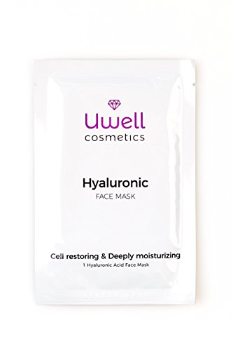 Mascarilla 2 piezas Hyaluron | Máscara hyaluronic | Mascarilla de hidrogel | Máscara de vellón de ácido hialurónico | Hidratante | Vegano | aplicación simple | Pack de 2 piezas (2)