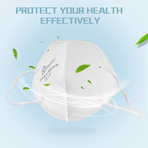 Mascarilla bucal 10X mascarilla FFP2 mascarilla, mascarilla respiratoria de 4 Capas, mascarilla protección Boca-Nariz con Tejido