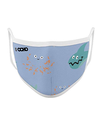 Mascarilla higiénica y reutilizable, incluye 10 filtros de un solo uso.CERTIFICADA.Linea BABY