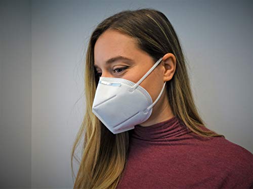 Mascarilla KN95 de 4 Capas, Filtración 95% (Paquete de 10 Unidades)