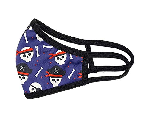 mascarilla tela homologada Talla infantil niño - Piratas - mascarillas tela homologadas lavables y mascarilla reutilizable - mascarillas reutilizables homologadas - mascarilla deportiva