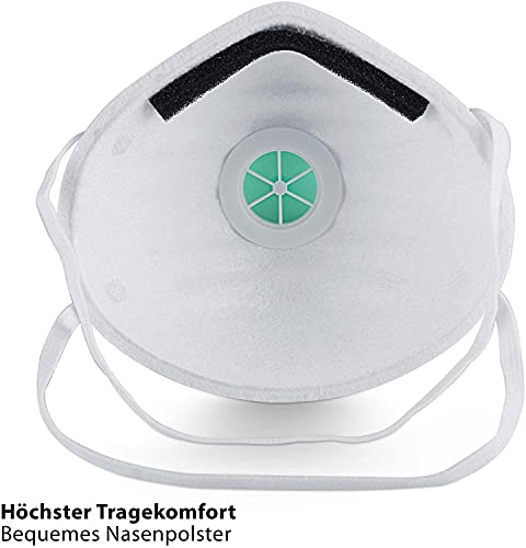 Mascarillas de protección Heldenwerk ®, set de 5, 10 o 20, set de máscaras antipolvo prémium, protector bucal FFP1