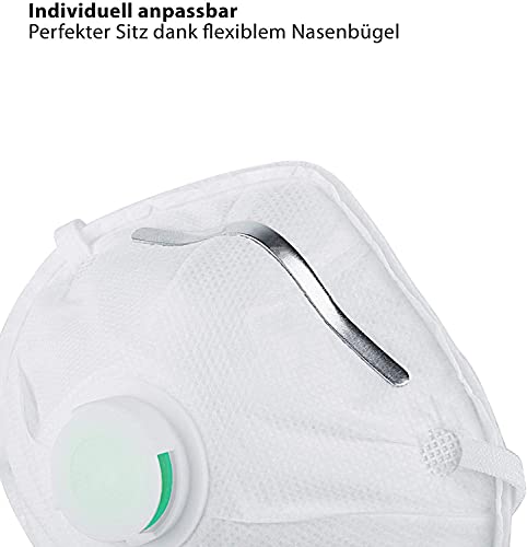 Mascarillas de protección Heldenwerk ®, set de 5, 10 o 20, set de máscaras antipolvo prémium, protector bucal FFP1
