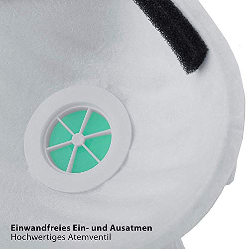 Mascarillas de protección Heldenwerk ®, set de 5, 10 o 20, set de máscaras antipolvo prémium, protector bucal FFP1