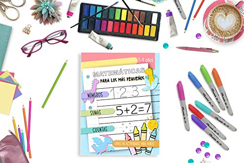 Matemáticas para los más pequeños - Números, Sumas, Cuentas: Libro de actividades para niños, 2-4 años: Cuaderno de práctica para chicos y chicas