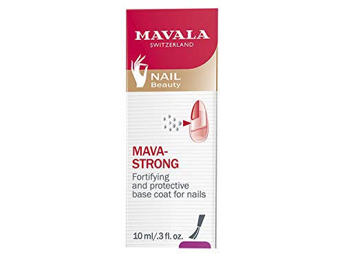Mavala | Mava-Strong Endurecedor de Uñas | Fortalece las Uñas Quebradizas o Rotas | Base Protectora para Uñas Blandas | 10 ml