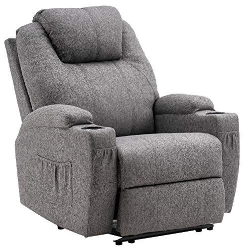 MCombo 7061 - Sillón de relax eléctrico con función de vibración y calefacción