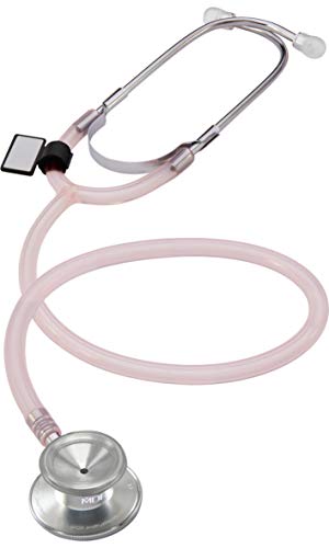 MDF® Dual Head Estetoscopio ligero de doble cabeza - Rosa Translúcido (MDF747-ICO)