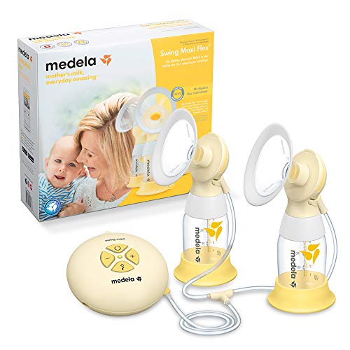 Medela Extractor de leche eléctrico Swing Maxi Flex - Más leche en menos tiempo, con protectores PersonalFit Flex y tecnología Medela 2-Phase Expression