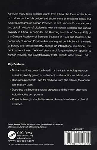 Medicinal Plants and Mushrooms of Yunnan Province of China (Natural Products Chemistry of Global Plants)