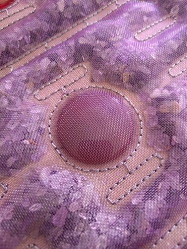 MediCrystal Infrarrojo lejano amatista Mini Mat 80 x 50 cm + 29 Agates + Photon luces rojas + 4, 8, 10, 14 Hz PEMF
